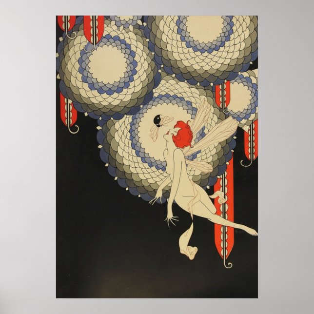 Art Déco Vintage - "Le Baiser de la luciole" (Devant)