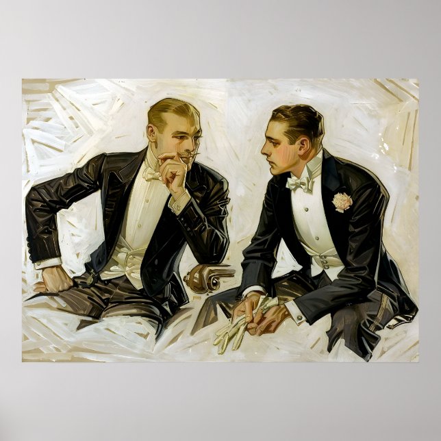 Art Déco vintage Le Donchester (Devant)