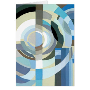 Art Déco vintage pochoir jazz formes géométriques