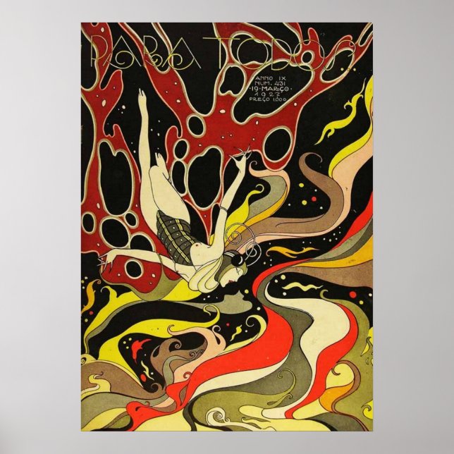 Art Déco Vintage - Pour Tous - Eau Psychédélique (Devant)