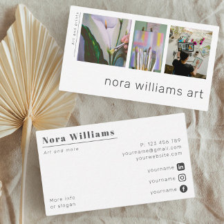 Art design designer photo Carte de visite