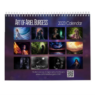 Art du calendrier Ariel Burgess 2023