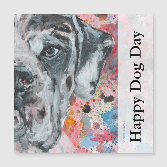 art du dogue allemand (Devant)