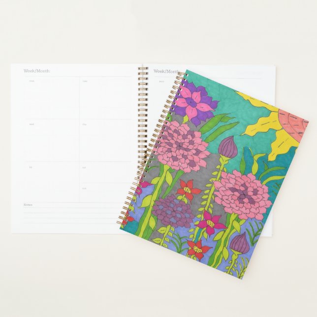 Art du jardin fleuri du printemps  (Devant avec enveloppe)