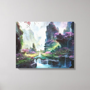 Art du paysage Toile enveloppée Premium (Gloss)
