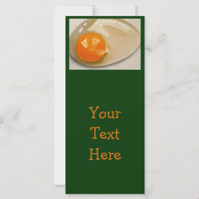 ART DU RÉALISME : OEUF : CARTE DE RACK RECEPE (Devant)