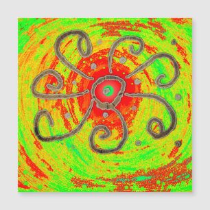 art du soleil rouge