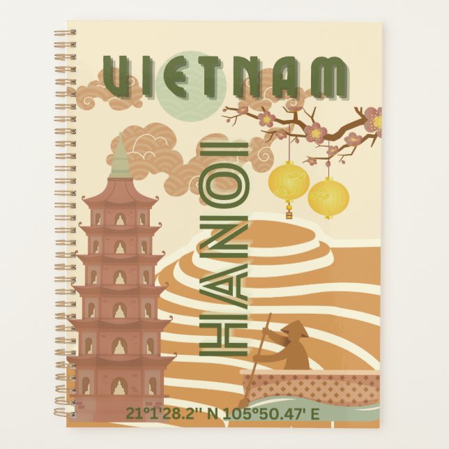 Art du voyage au Vietnam, Vintage (Devant)