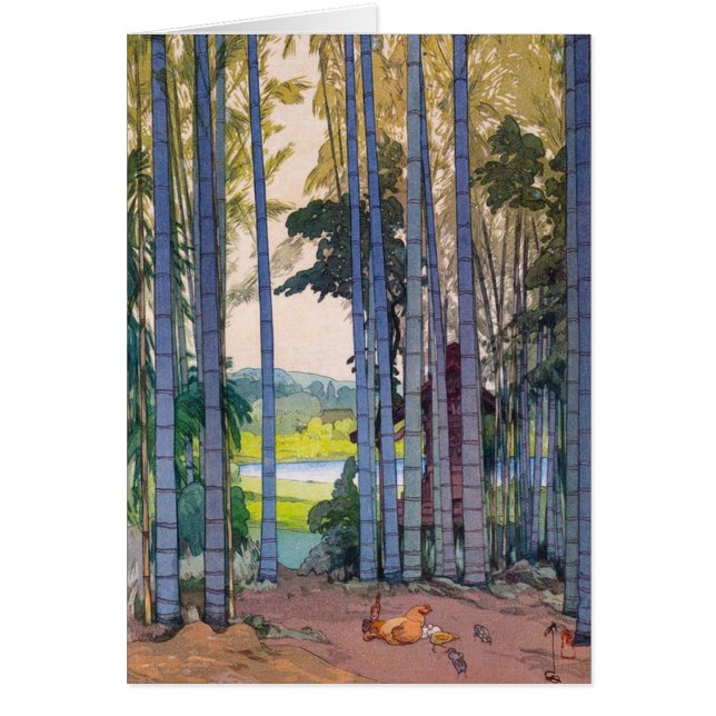 Art en bambou de forêt de Yoshida de japanse (Devant)