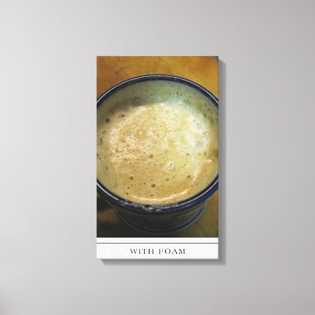 Art en latte sur toile (Recto)