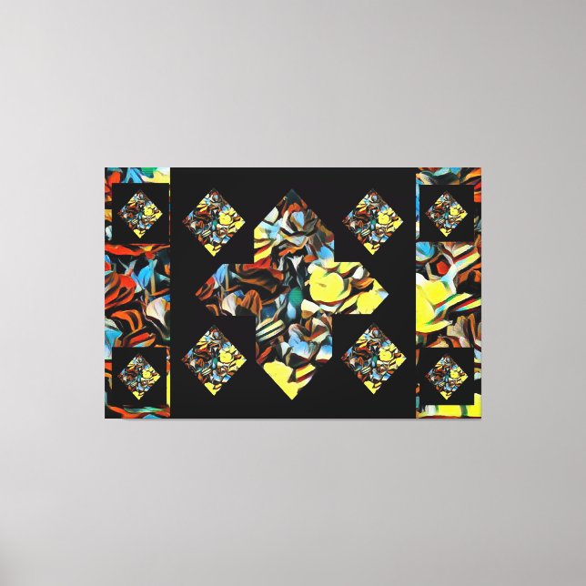 Art en toile d'oeillet Abstrait Plus Signer (Dream (Recto)