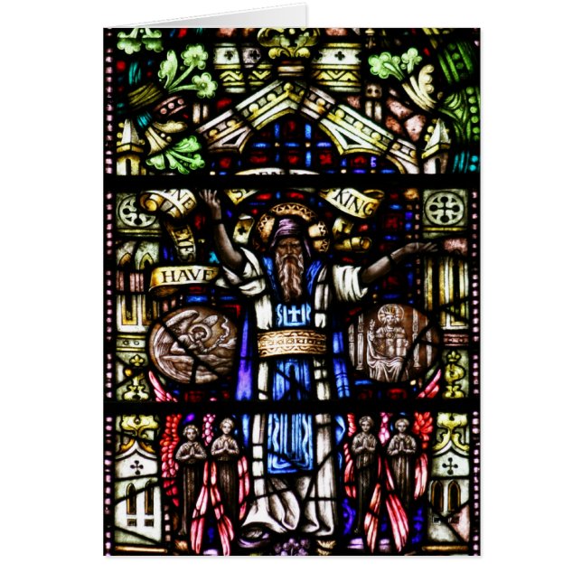 Art en verre souillé d'Isaïe de prophète (Devant)