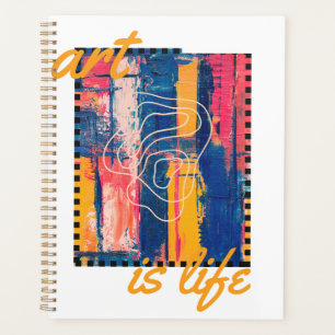 Art est vie stylisé Beau planificateur
