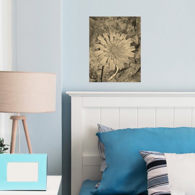 ART ET DESIGN D'AFFICHES À IMPRESSION À LA FEUILLE (In situ (chambre))