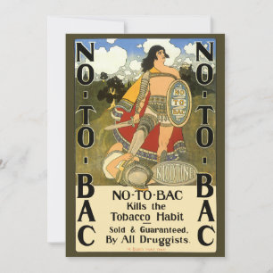 Art Étiquette vintage, Non Au Retour, Cessez De Fu