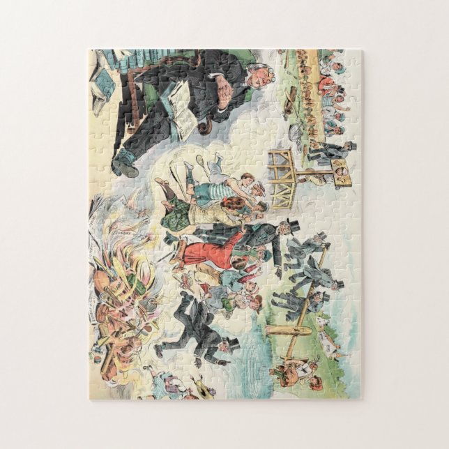 ART FIN 19ÈME SIÈCLE | JIGSAW PUZZLE (Vertical)