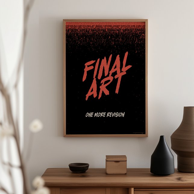 Art final - Affiche de film d'horreur vintage (Créateur téléchargé)