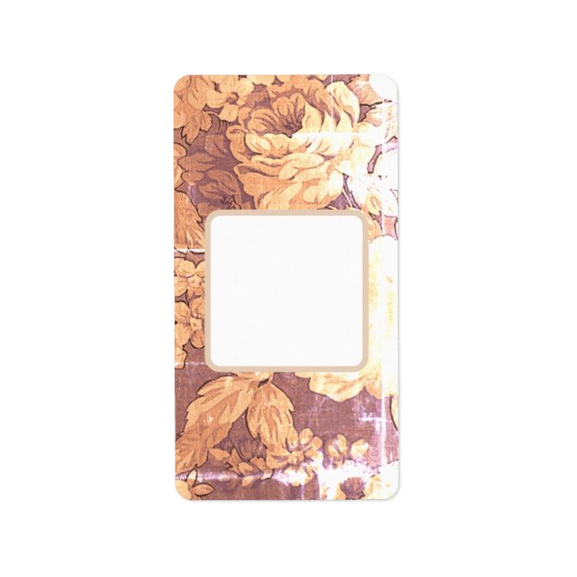 ART FLEURS étiquettes de adresse ET STYLE DE DESIG (Devant)