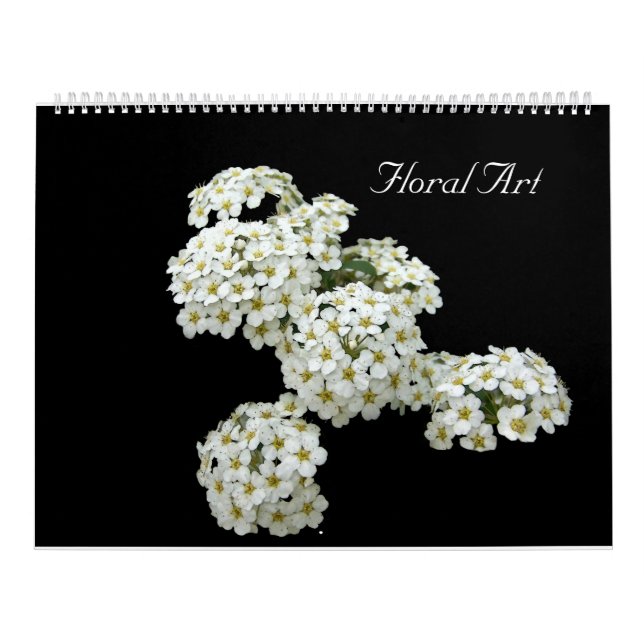 Art floral calendrier de 12 mois (Protection)