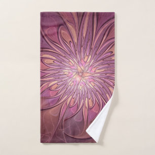 Art floral fractal moderne abstrait couleurs de ba