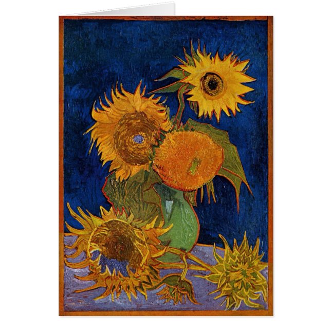 Art floral GalleryHD de tournesols de Van Gogh six (Devant)