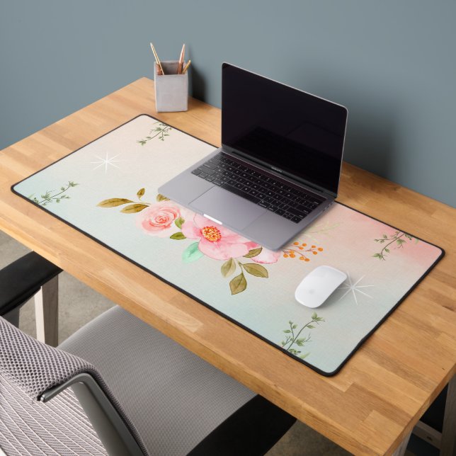 Art Floral Rose Gradient, Fleurs florissantes (Bureau 2)