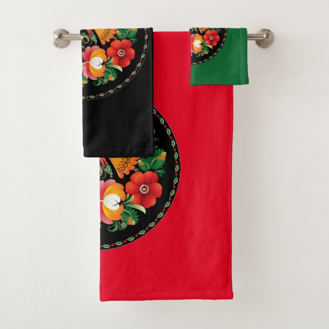 Art Folk Exquise Oiseaux Fleurs Belle Décor (En situation)