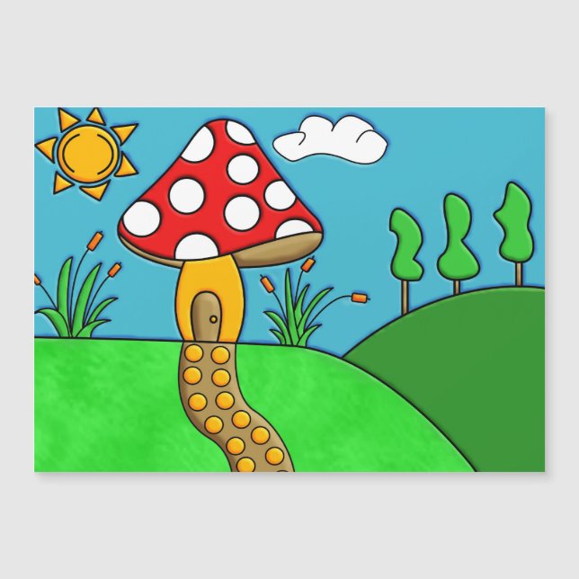Art fongique fantaisiste de la forêt (Devant)