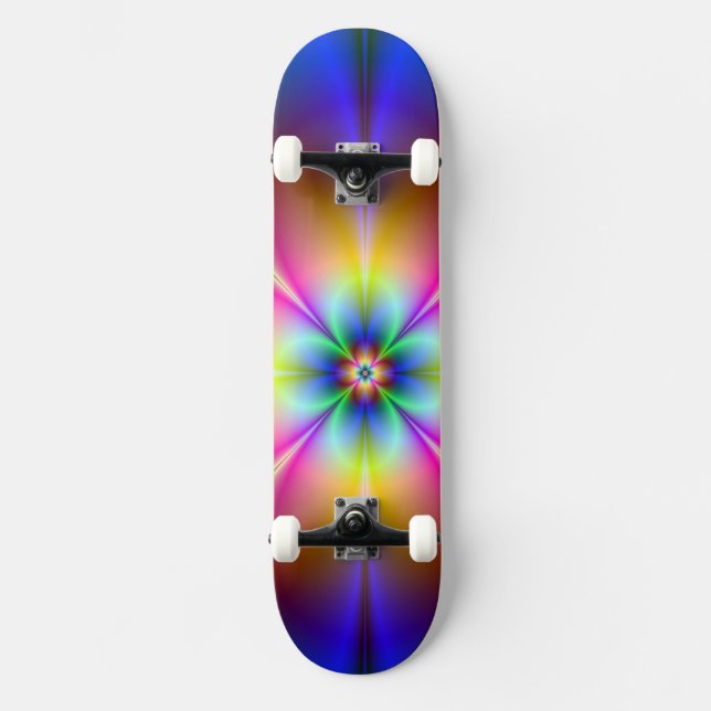 Art fractal 8 skateboard (Recto)