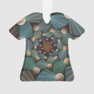 Art Fractal Abstrait Avec Profondeur Bleu Brown Ar