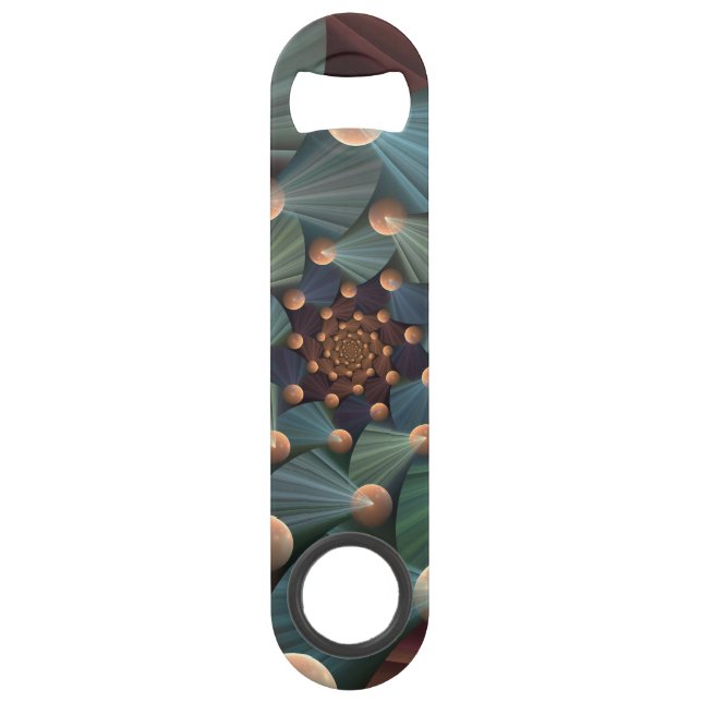 Art Fractal Abstrait Avec Profondeur Bleu Brown Ar (Devant)