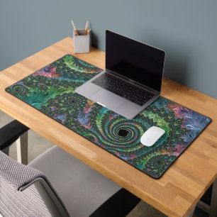 Art fractal coloré aux tons de bijoux psychédéliqu