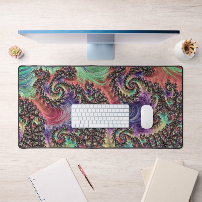 Art fractal couleur ton joyau hippie bohème (Bureau 1)