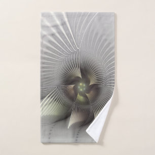Art fractal de forme 3D abstraite moderne
