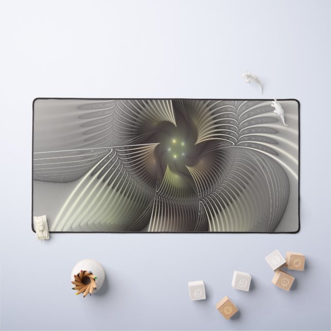 Art fractal de forme 3D abstraite moderne (Tableau pour enfants)