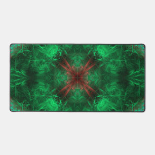 Art fractal de géométrie sacrée émeraude