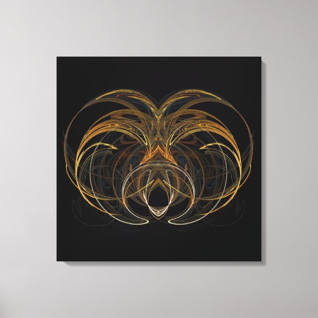 Art fractal de luxe sur toile (Recto)