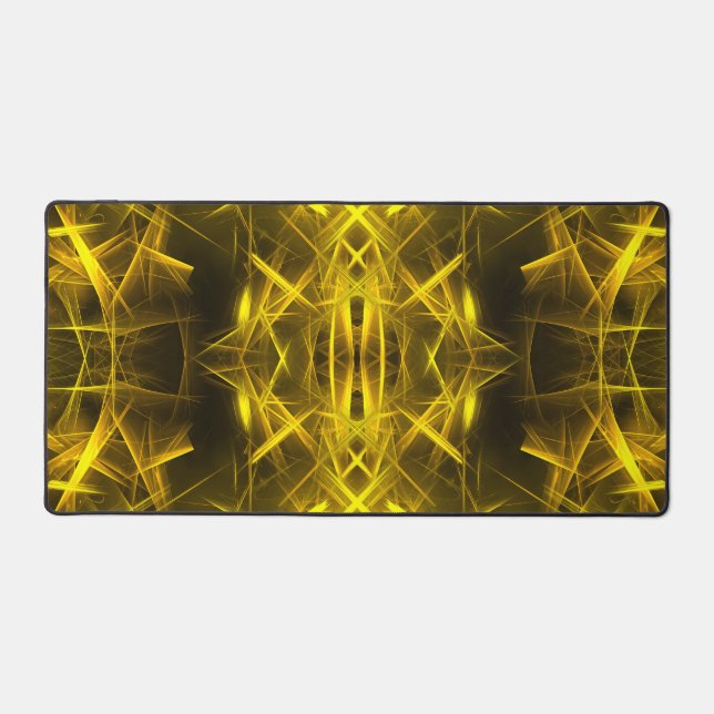 Art fractal plasma électrique doré (Recto)