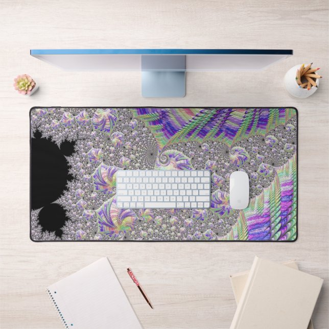 Art fractal psychédélique funky trippy (Bureau 1)