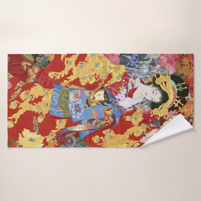 Art Geisha japonais   (Serviette de bain)