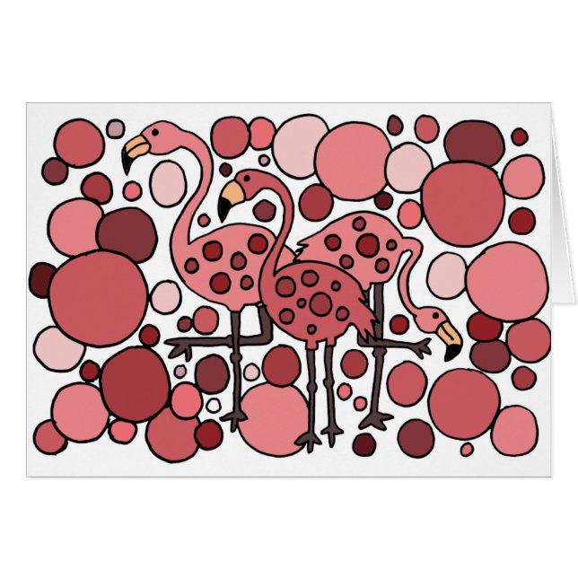 Art génial de Flamant rose (Devant horizontal)