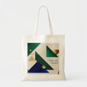 Art géométrique Abstrait sac fourre-tout moderne m