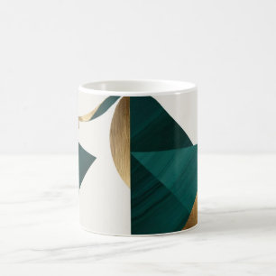 Art géométrique Abstrait Tasse de café moderne