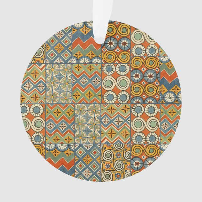 Art Géométrique Coloré Antique Égyptien Graphique (devant)