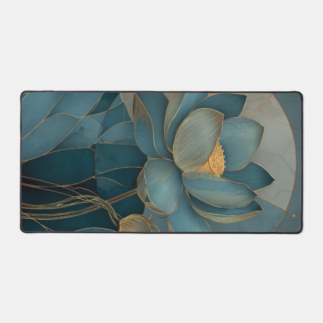 Art géométrique en ligne de fleur de lotus sarcell (Recto)