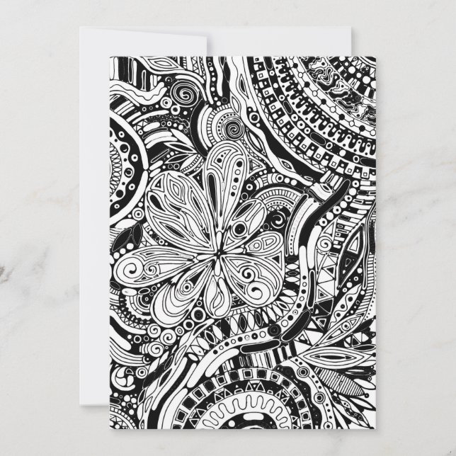 Art Géométrique Noir Et Blanc 15 (Devant)