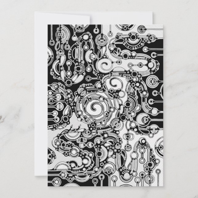 Art Géométrique Noir Et Blanc 3 (Devant)