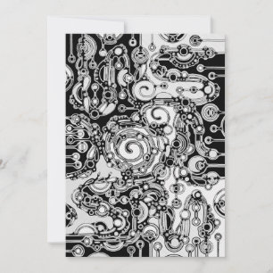 Art Géométrique Noir Et Blanc 3