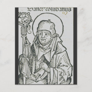 Art graphique sacré de Saint Colomba d'Iona celtiq