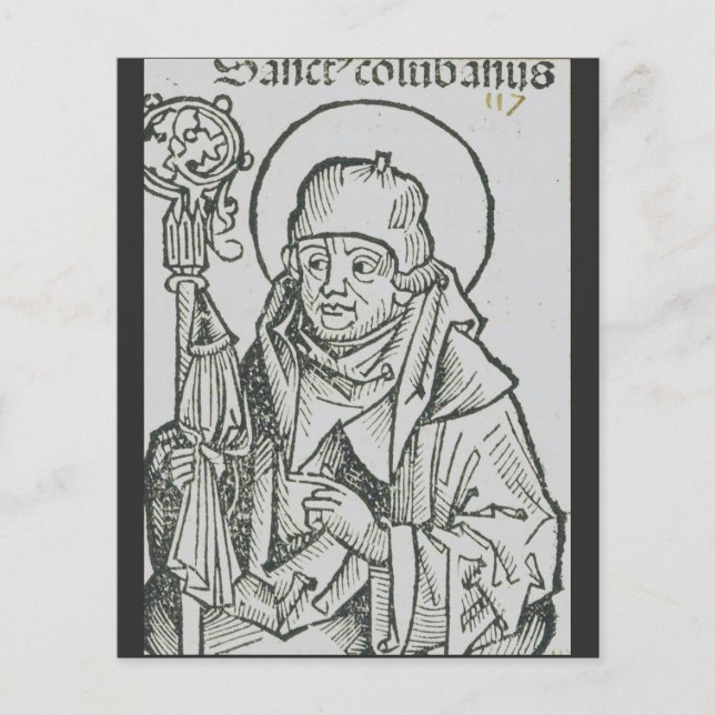 Art graphique sacré de Saint Colomba d'Iona celtiq (Devant)